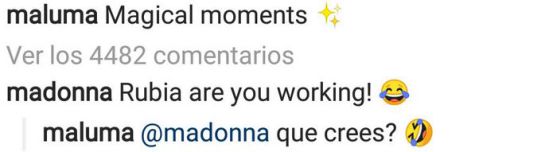 Madonna se burla de Maluma en Instagram