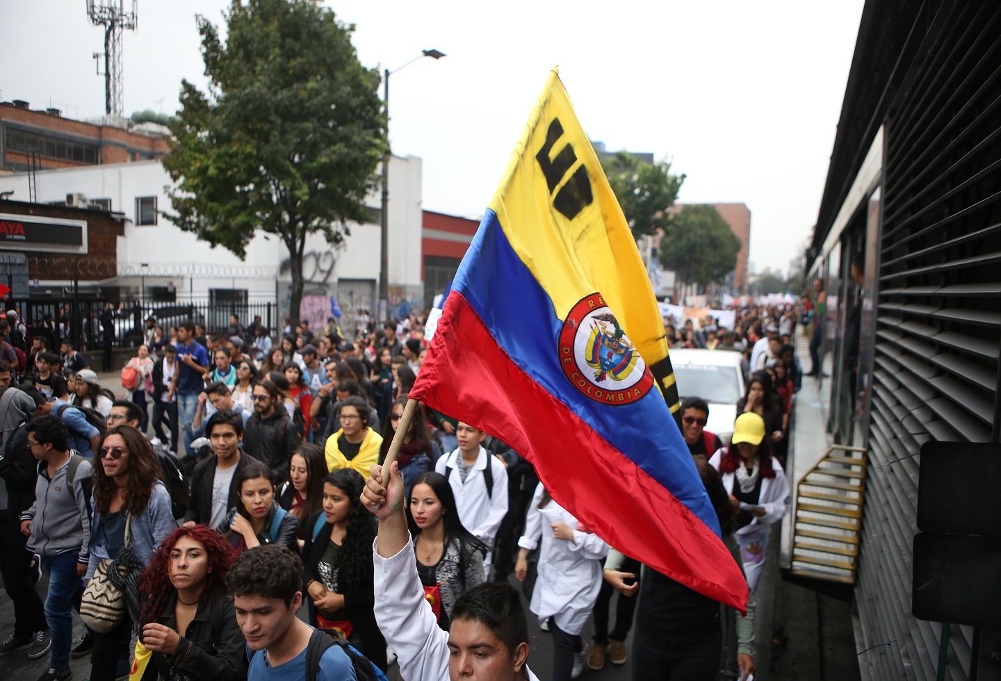 Las cuatro marchas iniciaron aproximadamente a las ocho de la mañana en distintos puntos de la capital.