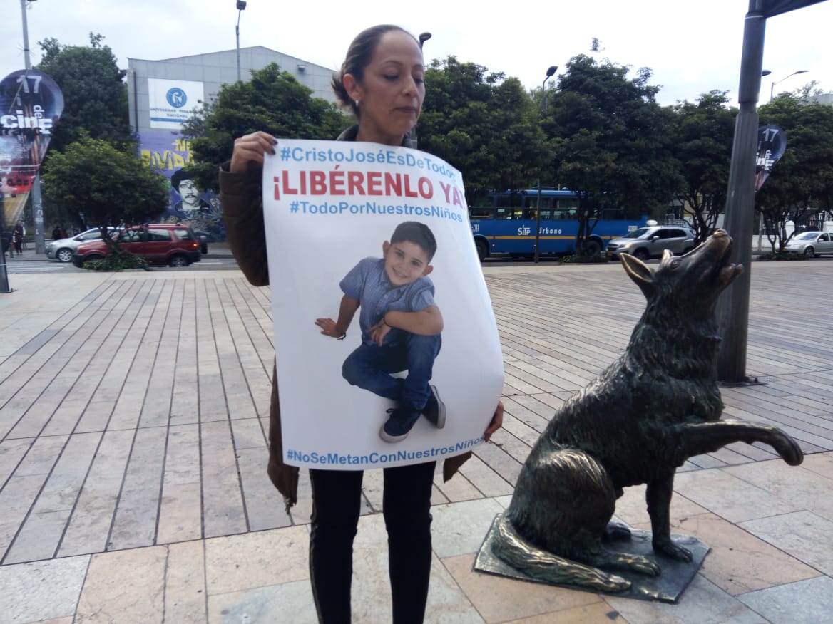 Manifestantes se unieron en una sola voz, por el pequeño Cristo José