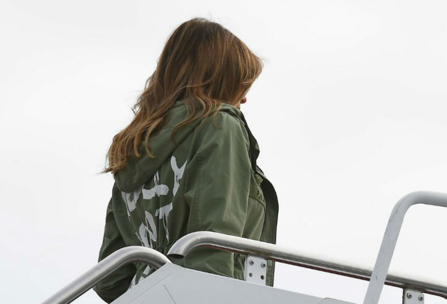 Chaqueta polémica de Melania Trump