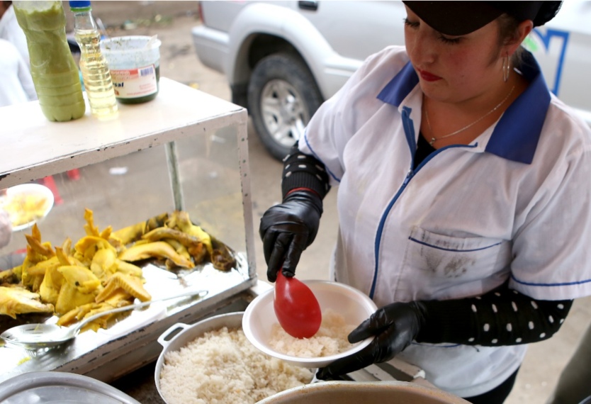 Comida en Corabastos