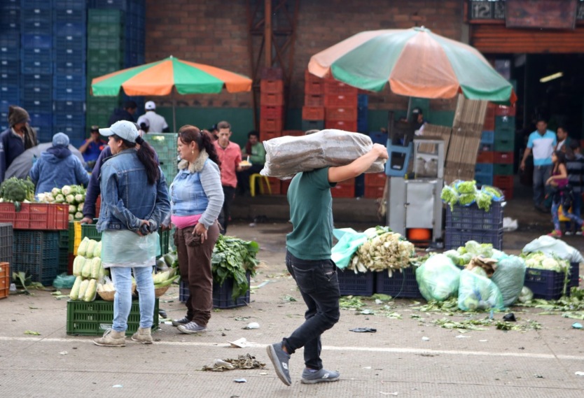 Cotero en Corabastos