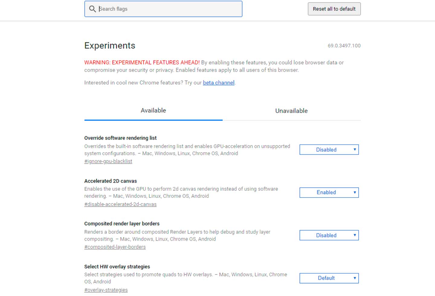Privacidad Google Chrome