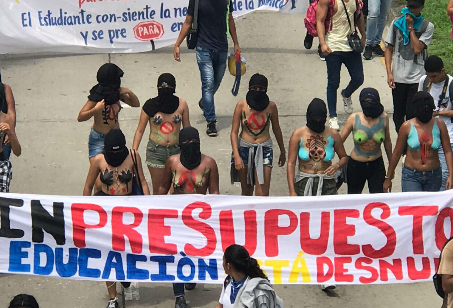 Protesta estudiantil en Barranquilla