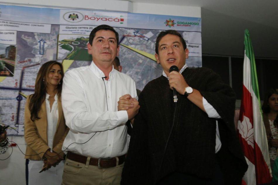 Gobernador Boyacá y alcalde de Sogamoso