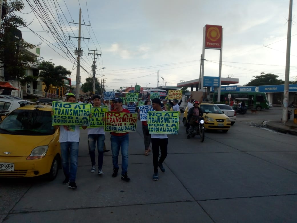 Protesta comerciantes