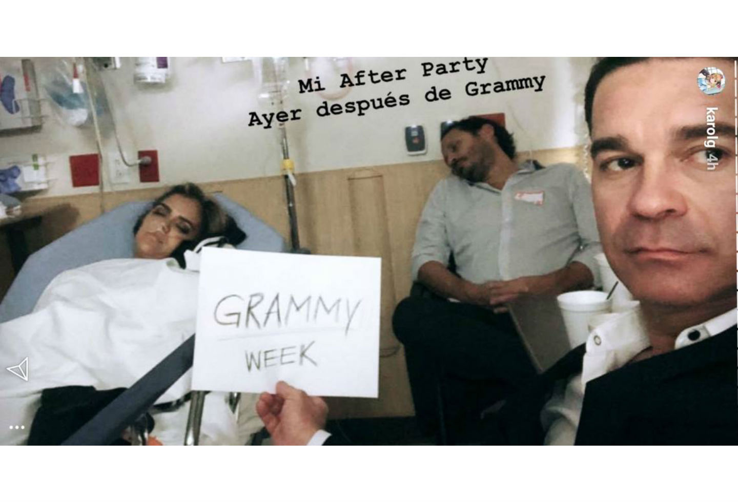 Karol G hospitalizada en Las Vegas
