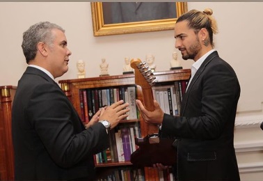 El paisa se reunió con el Presidente para hablar sobre proyectos de su fundación.