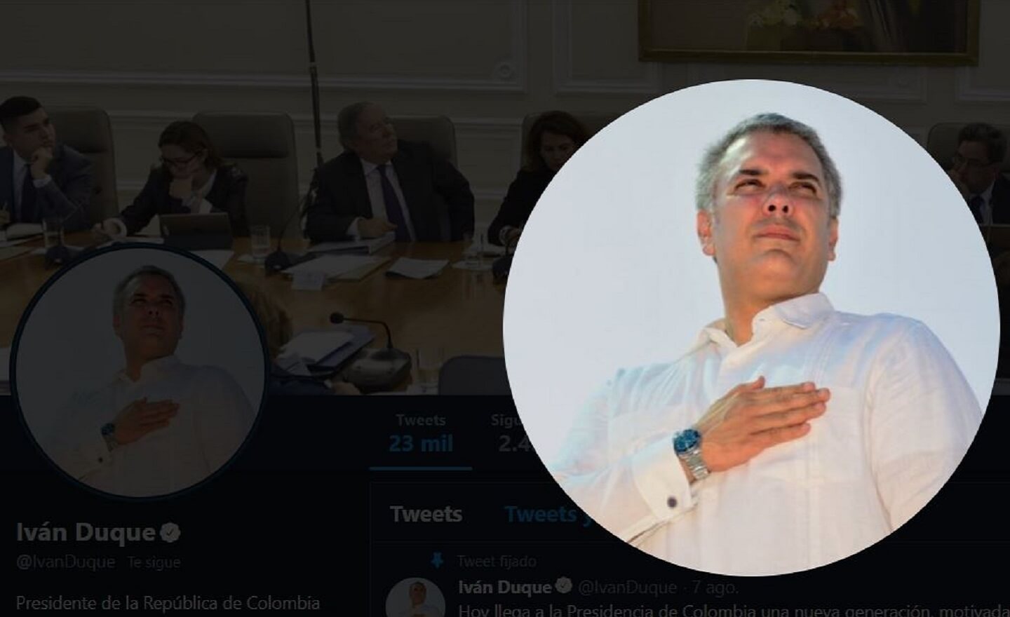 Twitter de Iván Duque