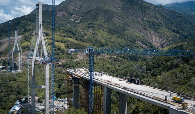 El puente Hisgaura, en Santander 