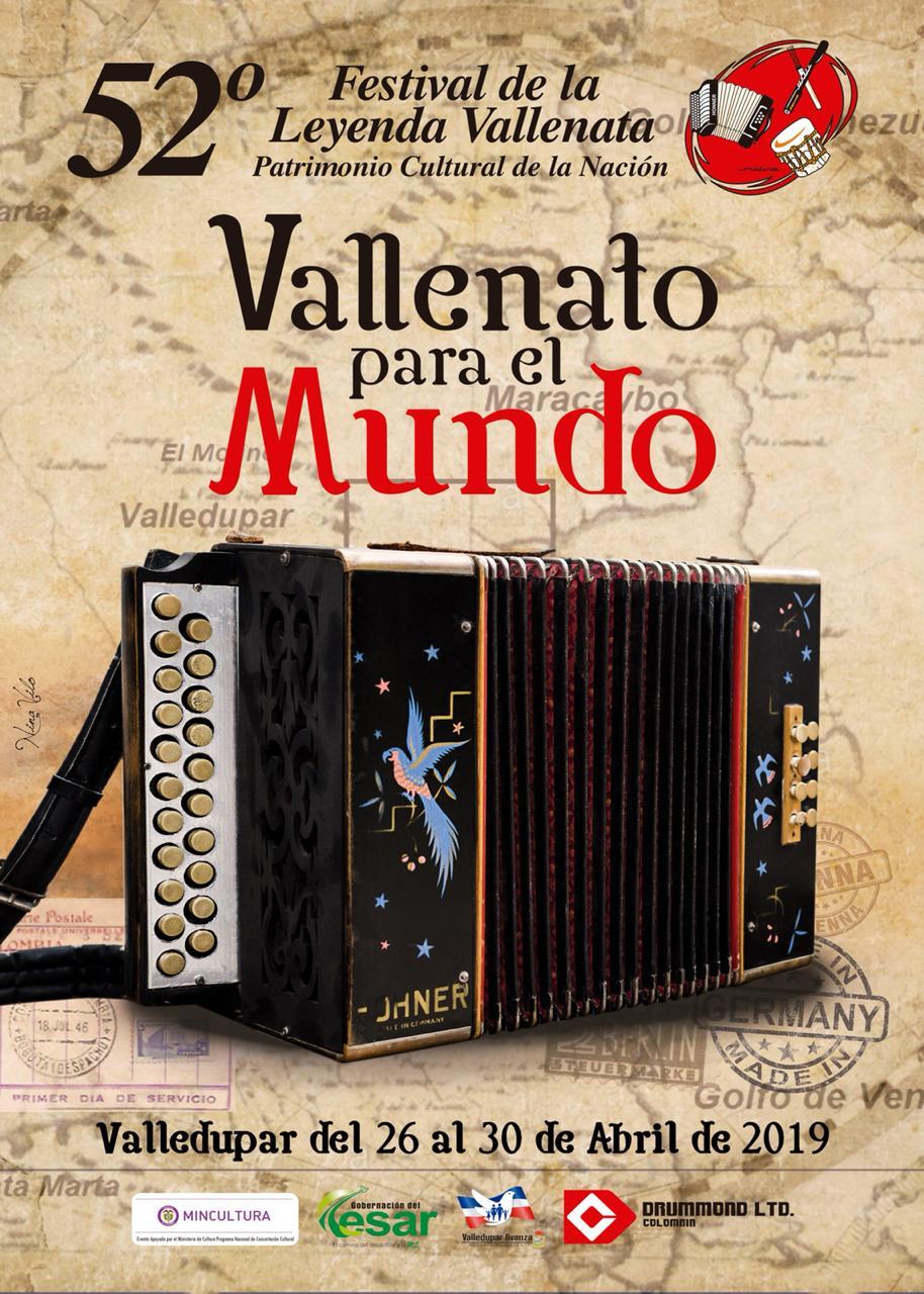 Imagen Oficial del Festival de la Leyenda Vallenata