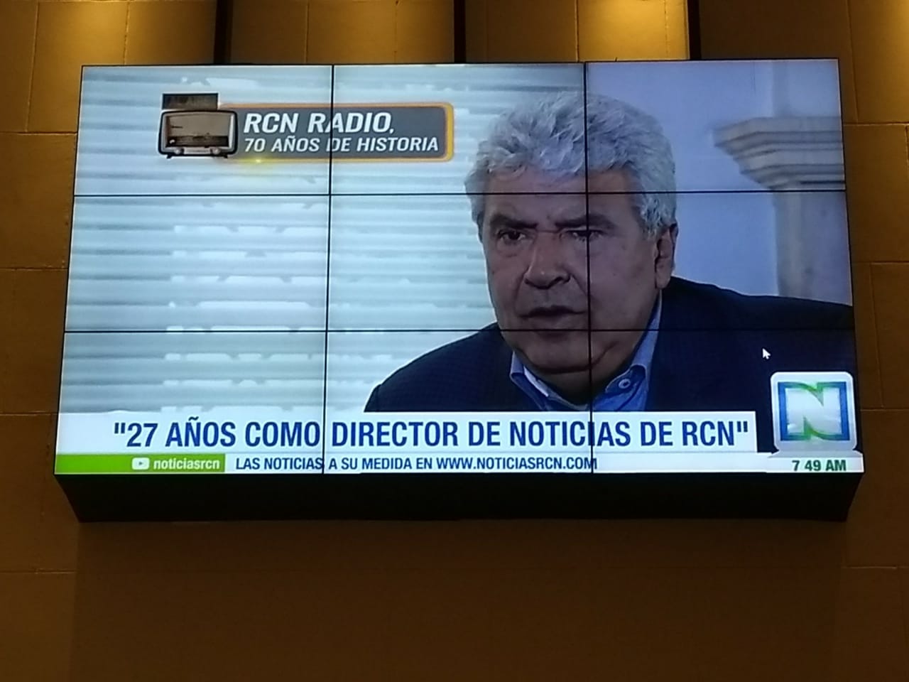 Video institucional proyectado en el Concejo de Medellín.
