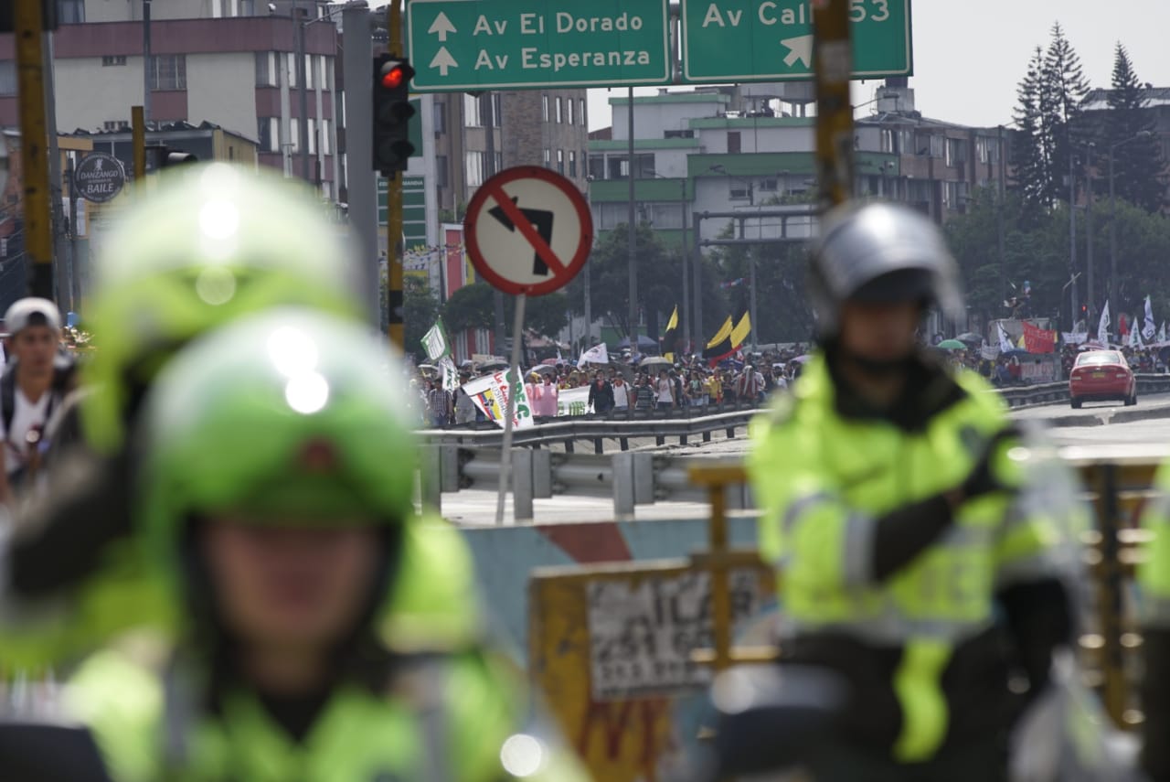 Marchas de los estudiantes universitarios en Bogotá 15