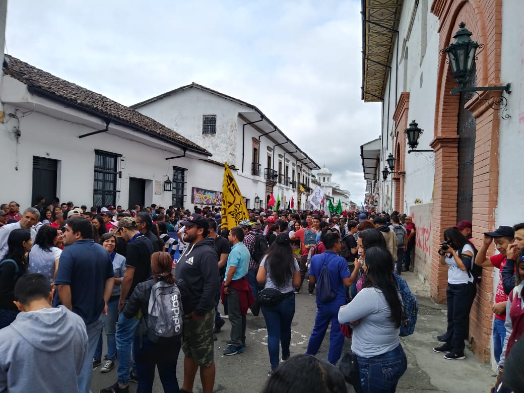 Manifestaciones en Popayán.