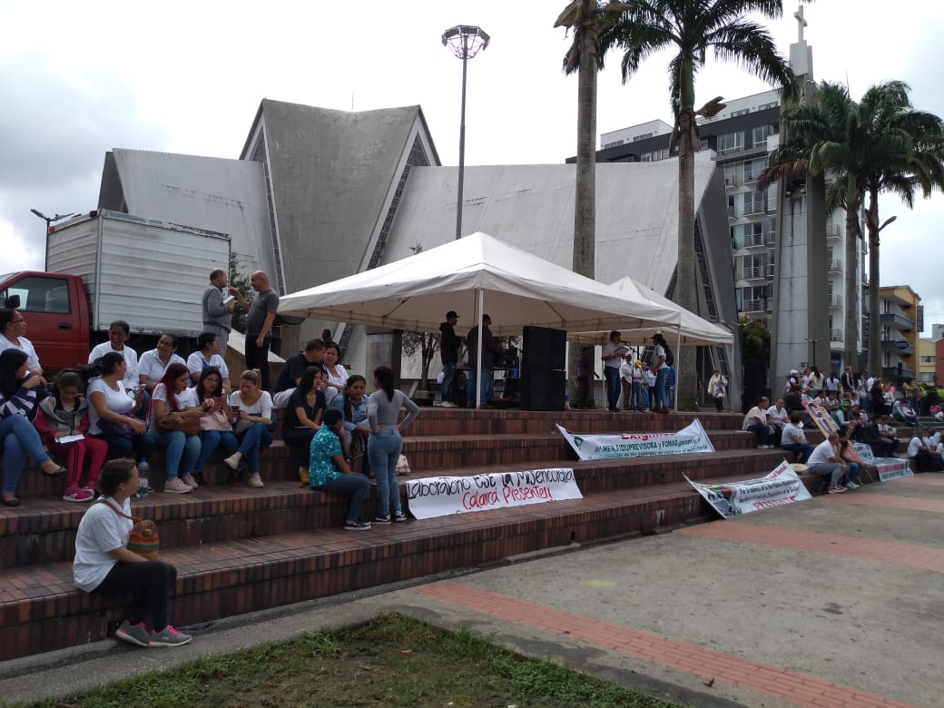Concentración en Armenia, Quindío.