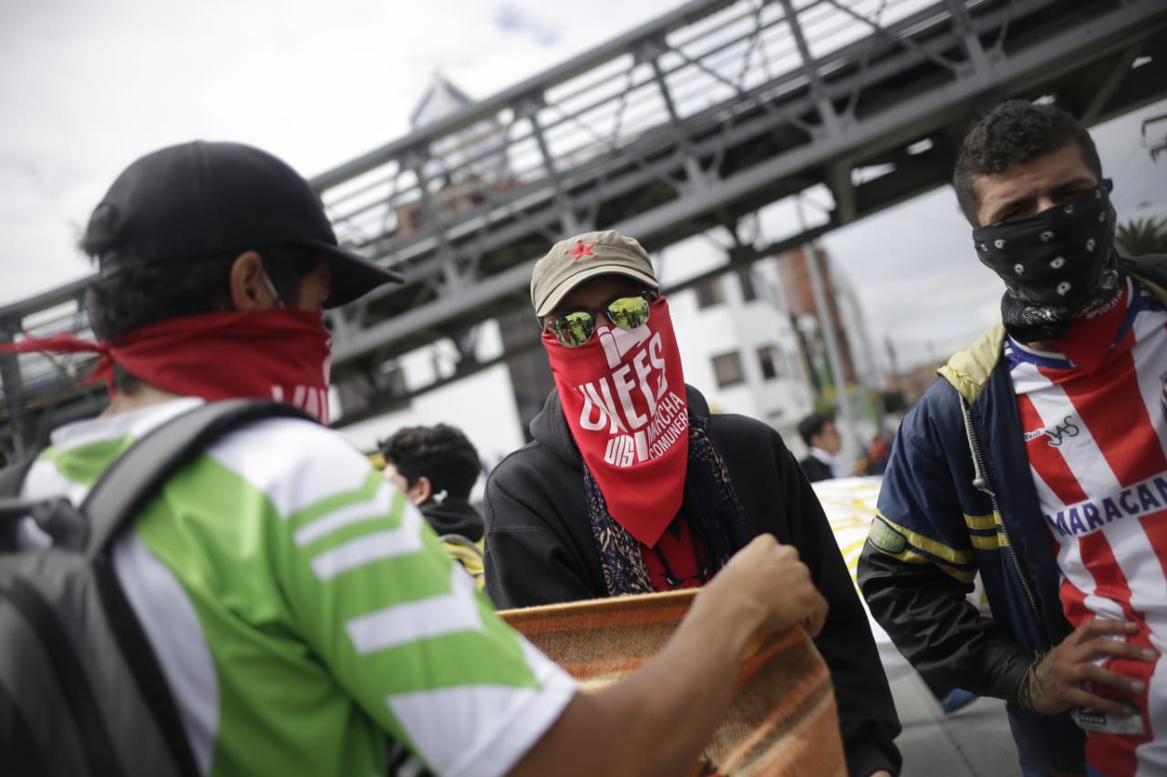 Marchas de los estudiantes universitarios en Bogotá 4