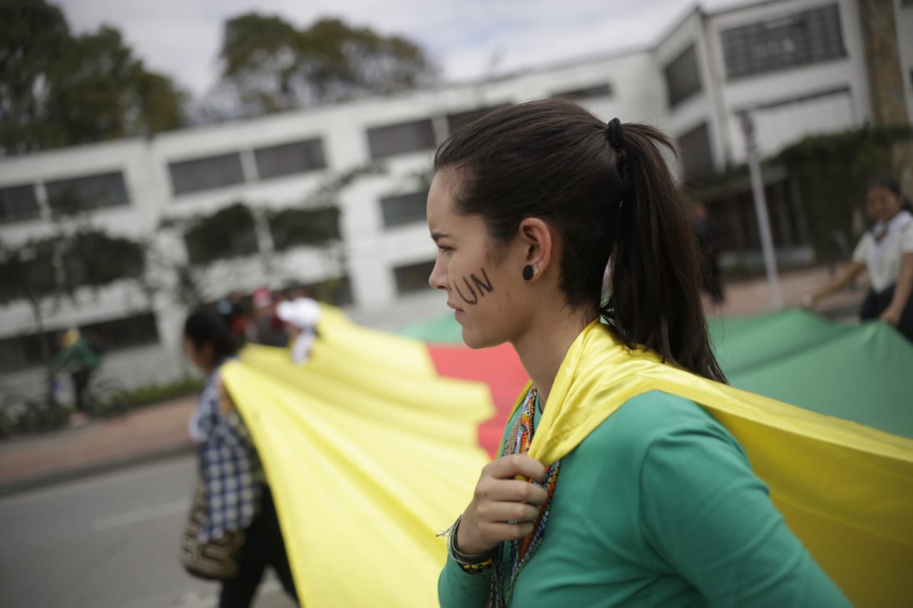 Marchas de los estudiantes universitarios en Bogotá 5