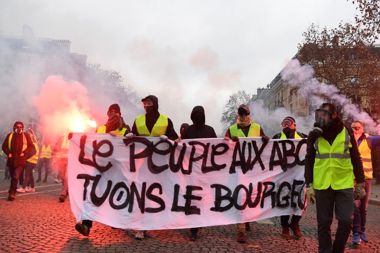 Francia protesta chalecos amarillos