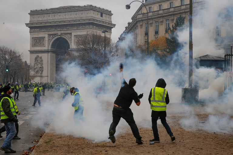 Francia protesta chalecos amarillos