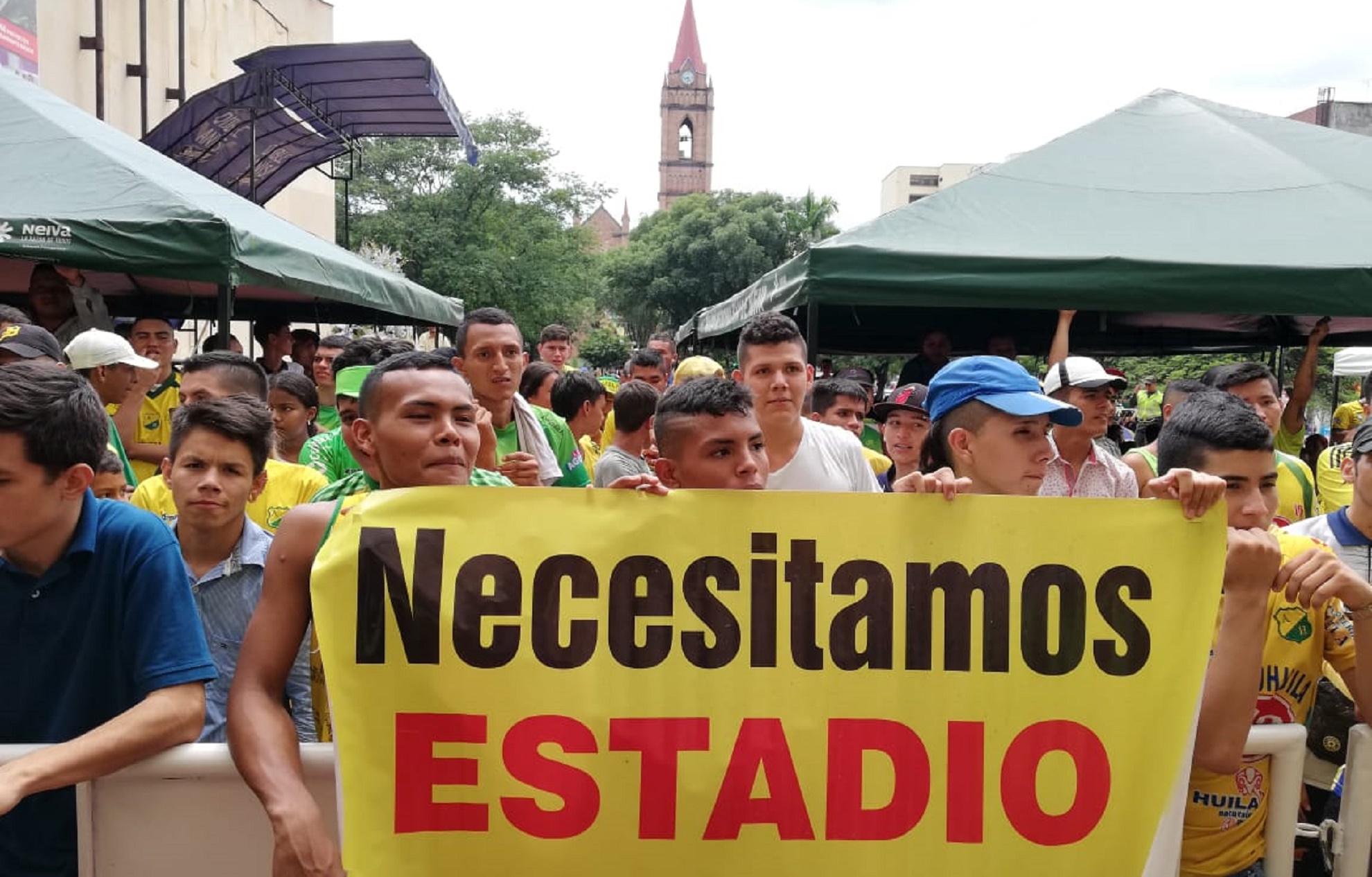 En Neiva reclamaron Estadio.