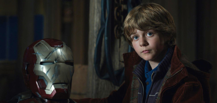 Ty Simpkins como el niño Harley Keener en Iron Man 3