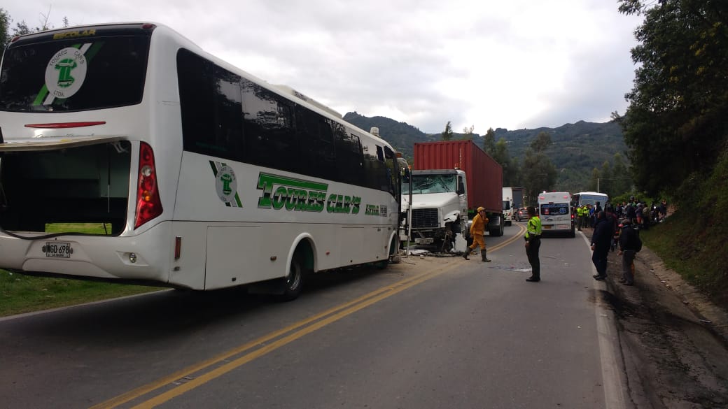 Accidente en la vía Ubaté - Simijaca