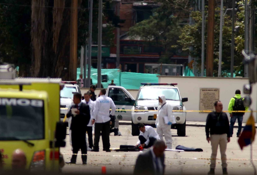 Carro Bomba en Escuela General Santander