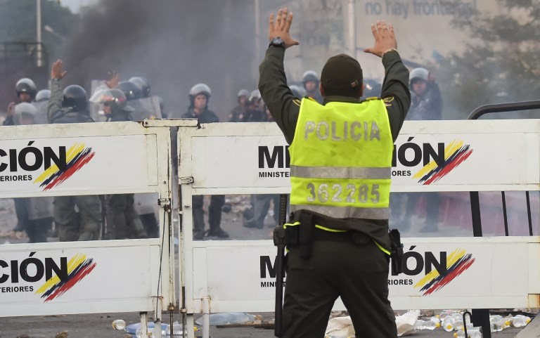 Disturbios en la frontera entre Colombia y Venezuela, en Norte de Santander