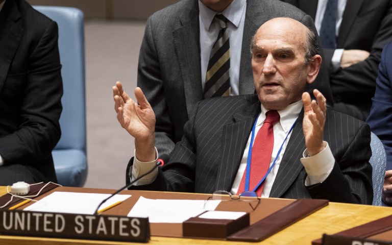 Elliott Abrams, Elliott Abrams, el enviado de Estados Unidos para Venezuela, ante la ONU