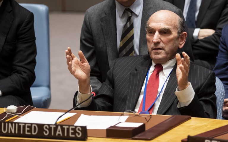 Elliott Abrams, el enviado de Estados Unidos para Venezuela, ante la ONU