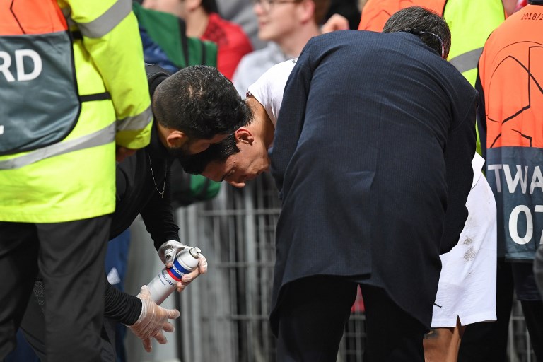 Ángel Di María, atendido