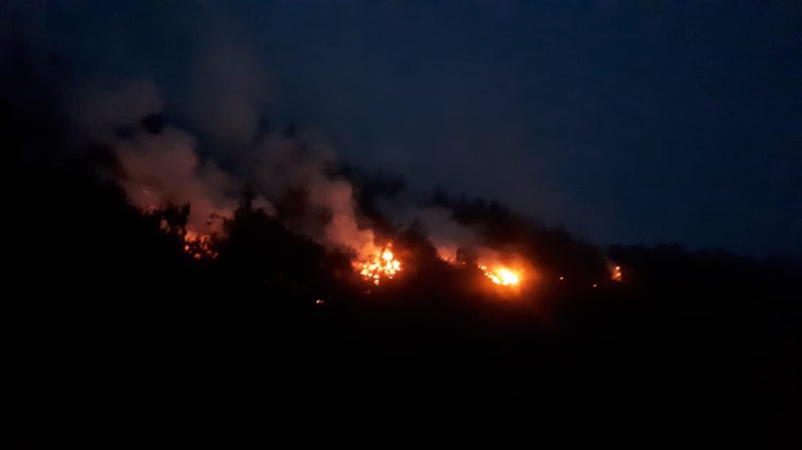 Incendio forestal en Boyacá