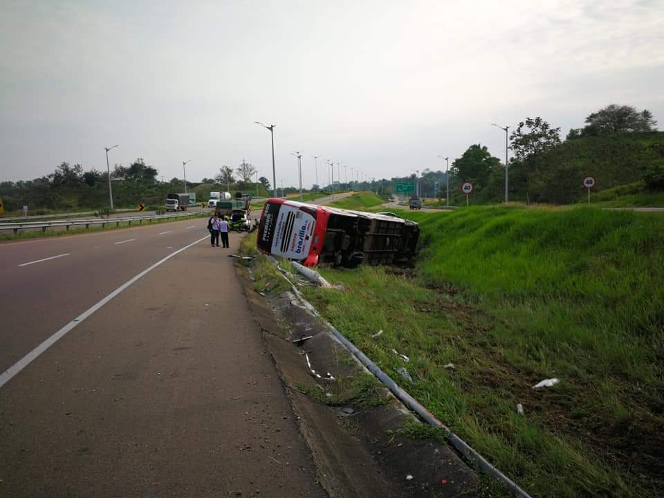 Tras el accidente en Puerto Boyacá, 11 personas resultaron lesionadas