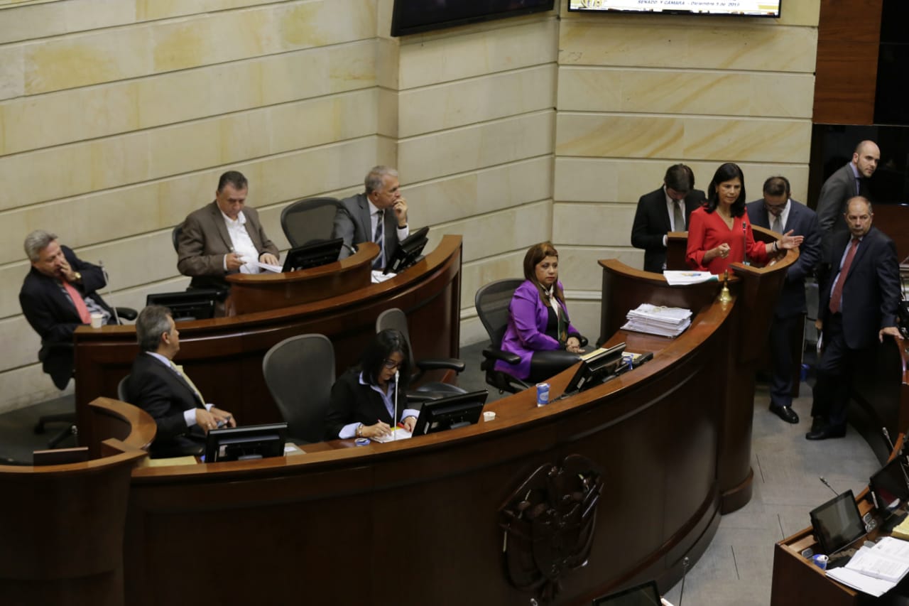 Comisiones económicas del Congreso en discusión del Plan de Desarrollo.