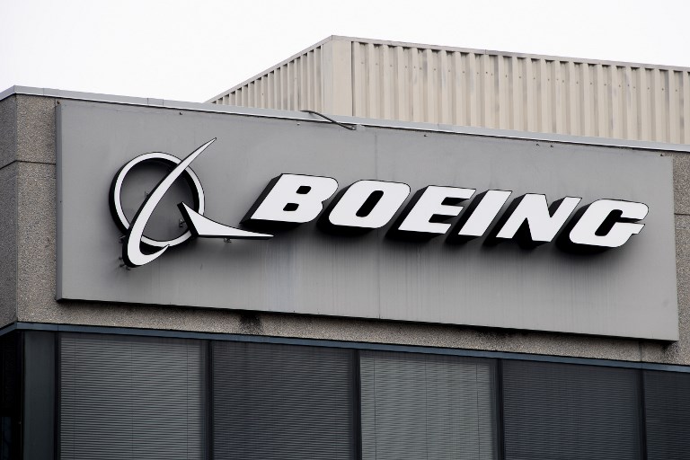 Fachada de una sede de Boeing