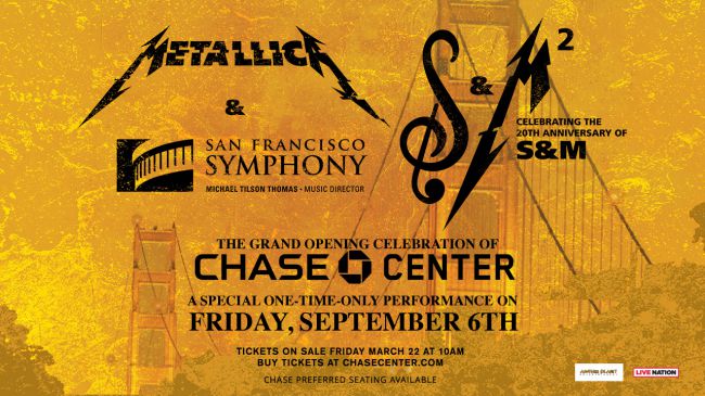 Anuncio del S&M 2: Metallica en vivo con la Sinfónica de San Francisco, de nuevo