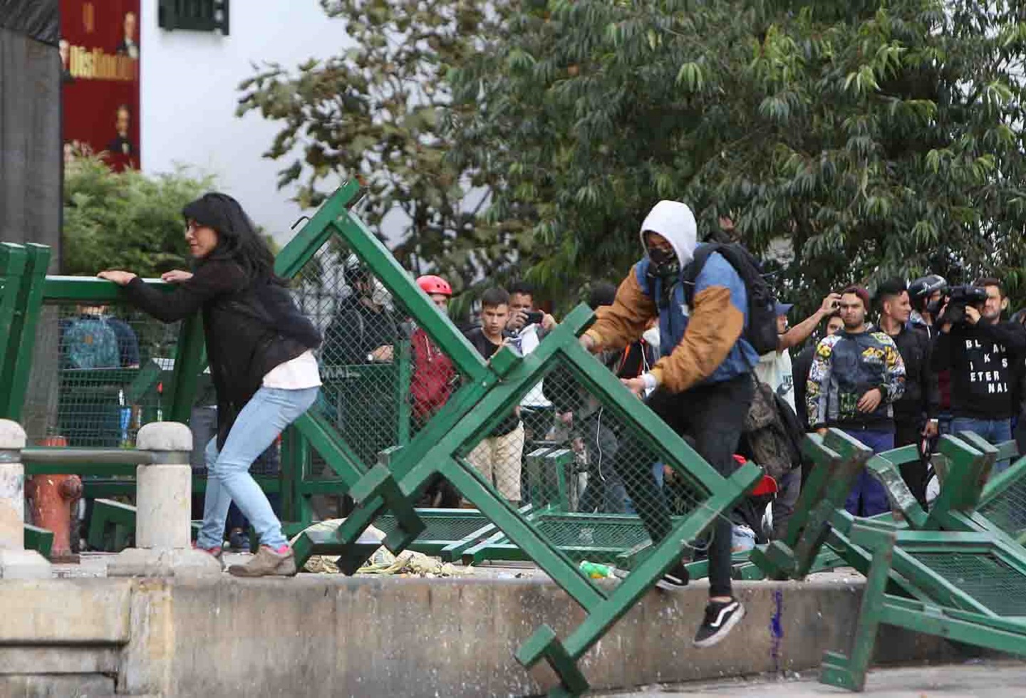 Manifestaciones en la Plaza de Bolívar 25 de abril de 2019