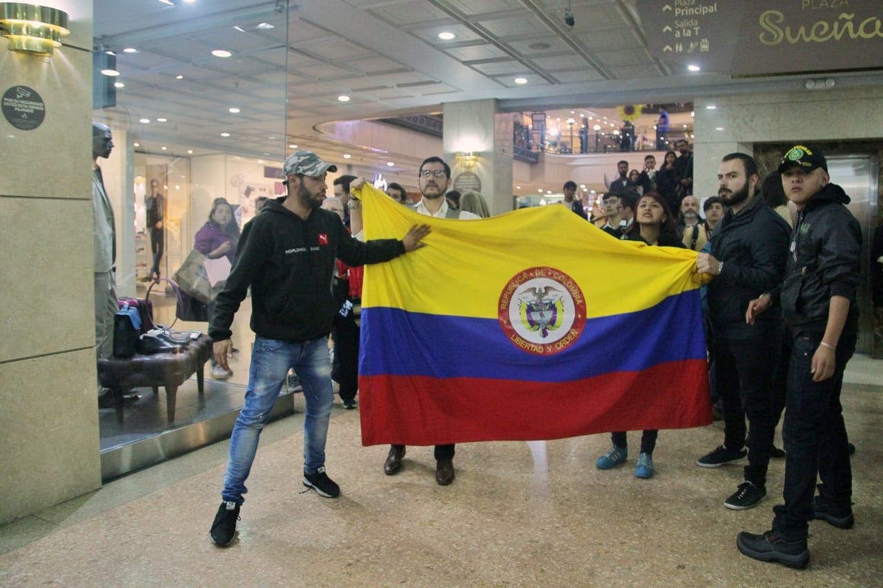 Besatón en Bogotá. 17 de abril 2019