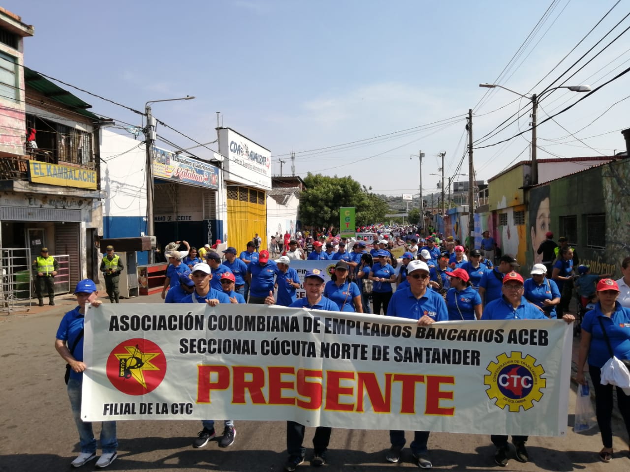 Marchas primero de mayo en Bucaramanga