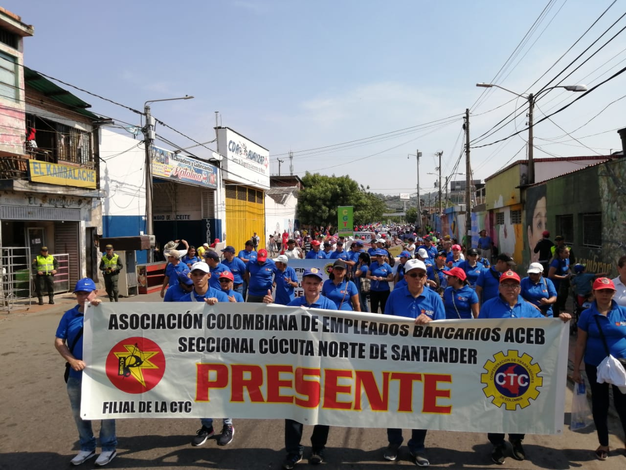 Marchas primero de mayo en Bucaramanga