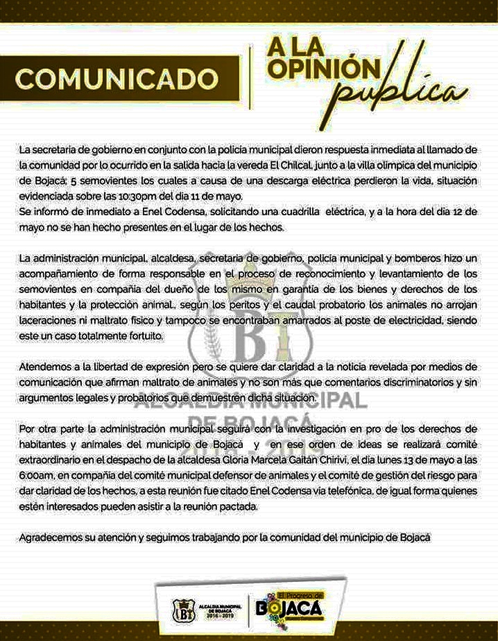 Bojacá Cundinamarca