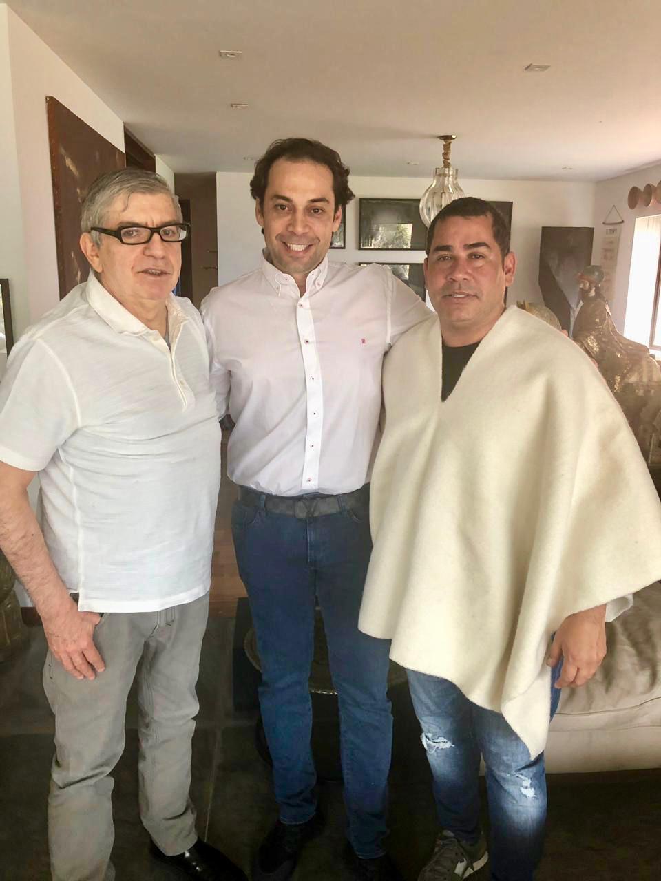 César Gaviria, Alejandro Chacón y Jaime Marthey, Cúcuta