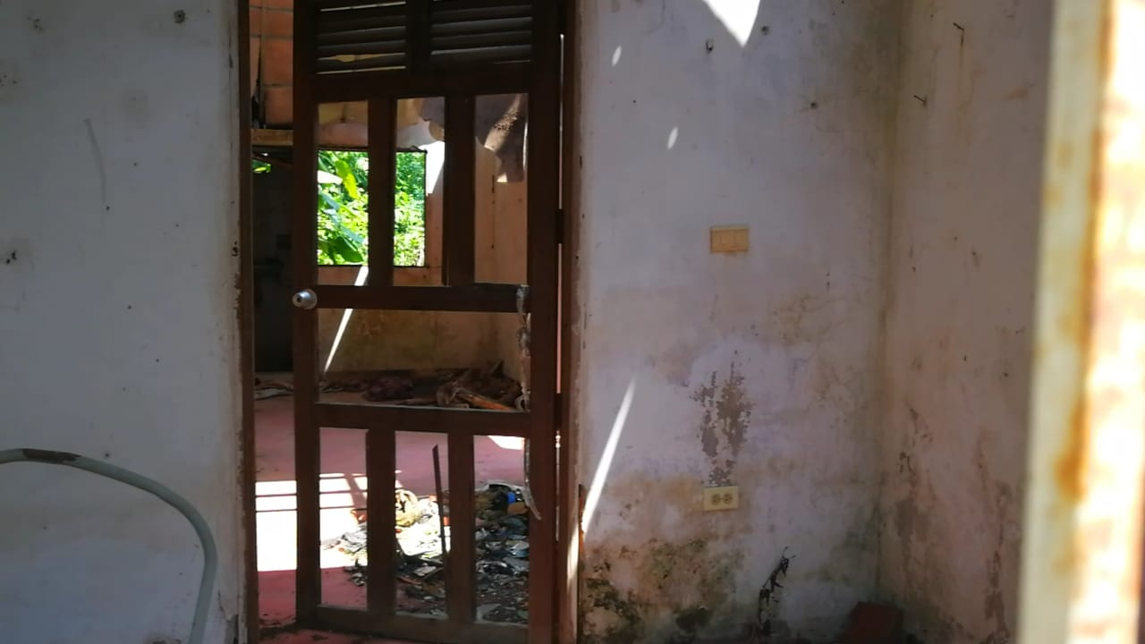 En muchas casas las apredes han desaparecido