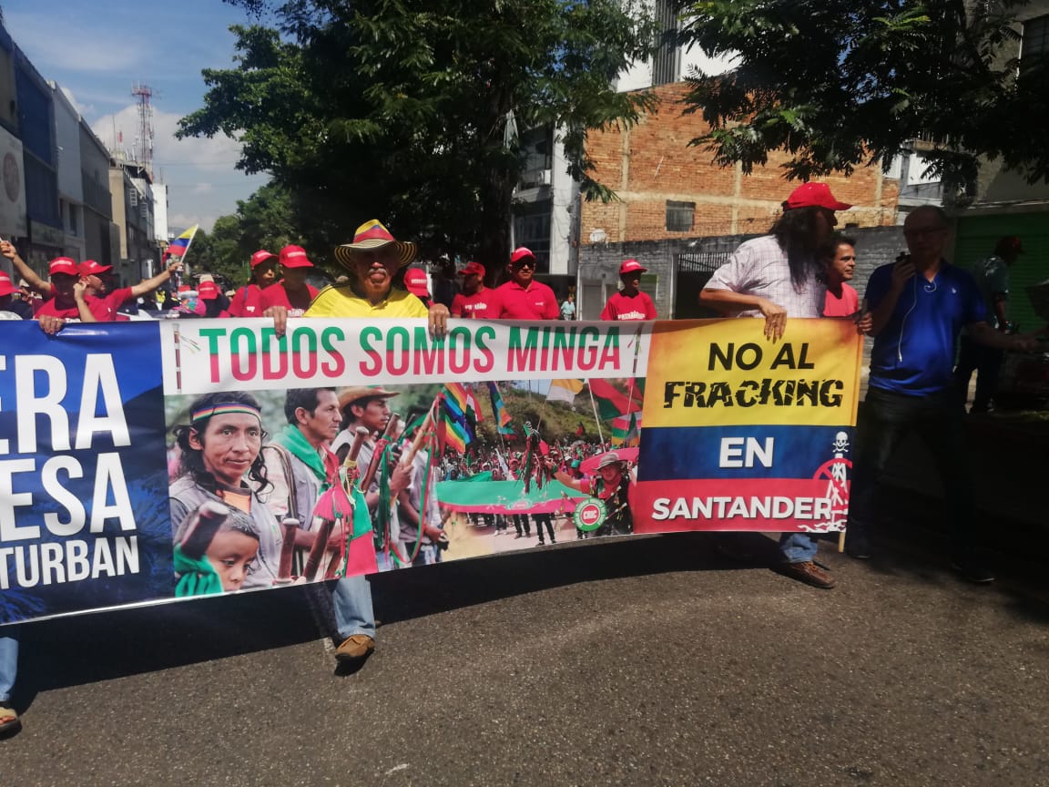 Marchas primero de mayo en Bucaramanga