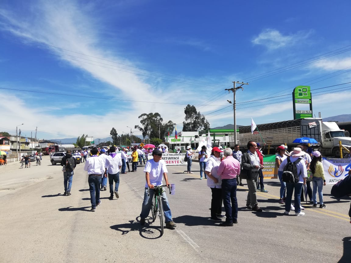 Marchas primero de mayo en Sogamoso