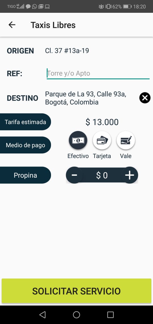 Taxis Libres