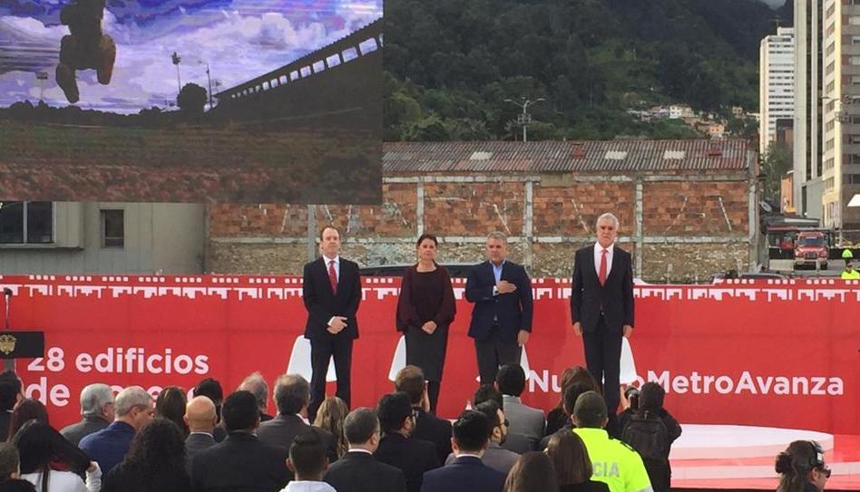 Lanzamiento de la licitación del metro para Bogotá