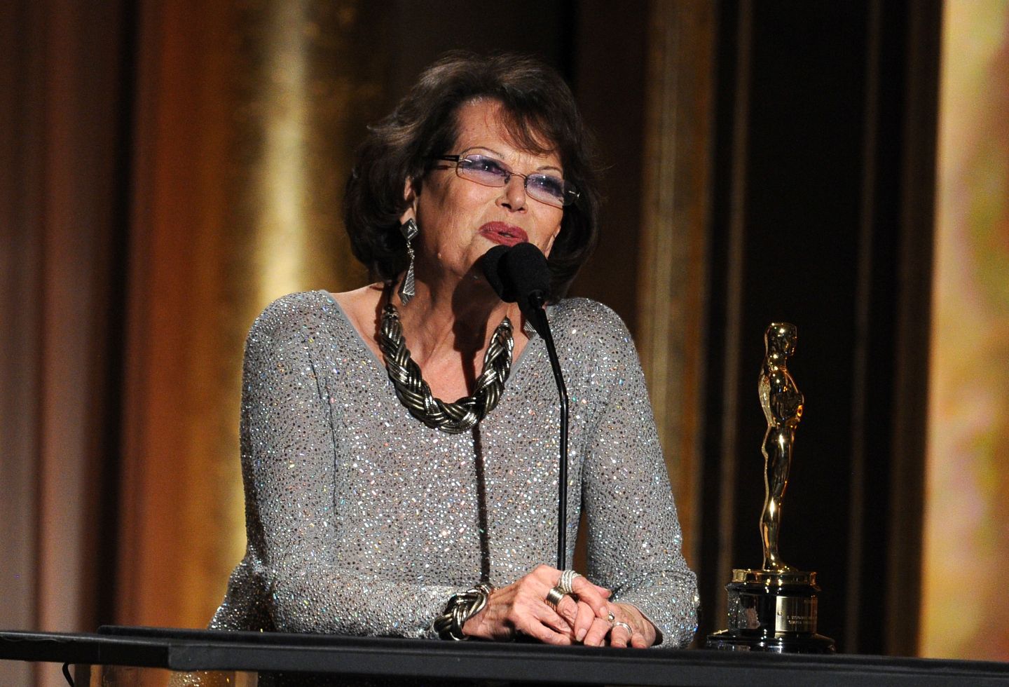 La actriz Claudia Cardinale.