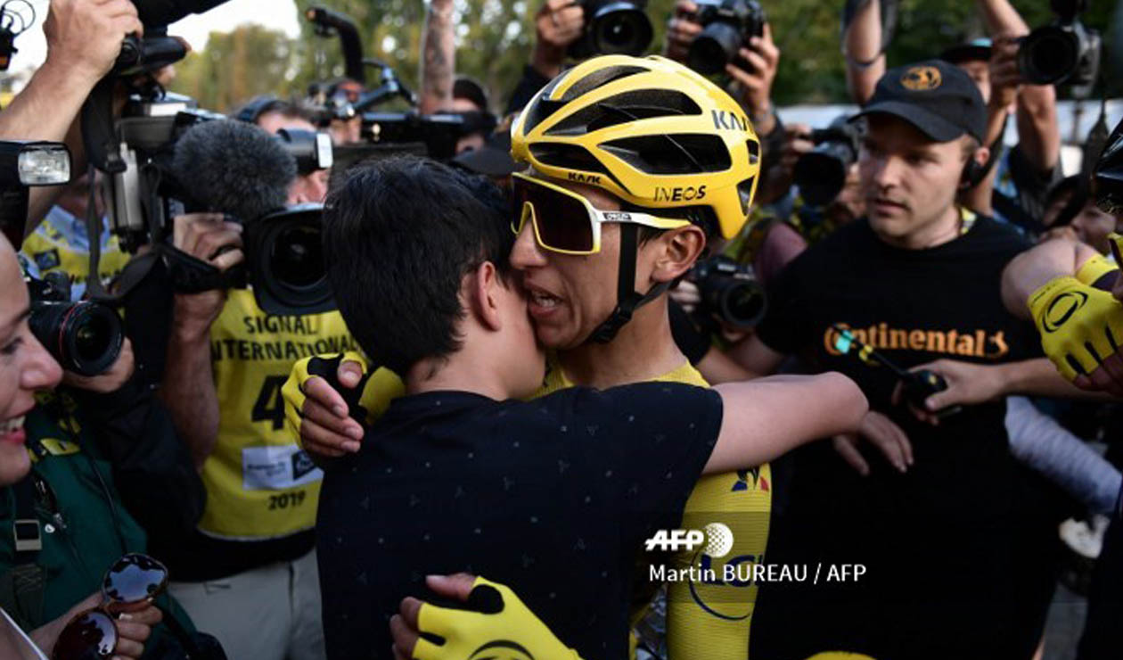 Egan Bernal - Paseo de la victoria