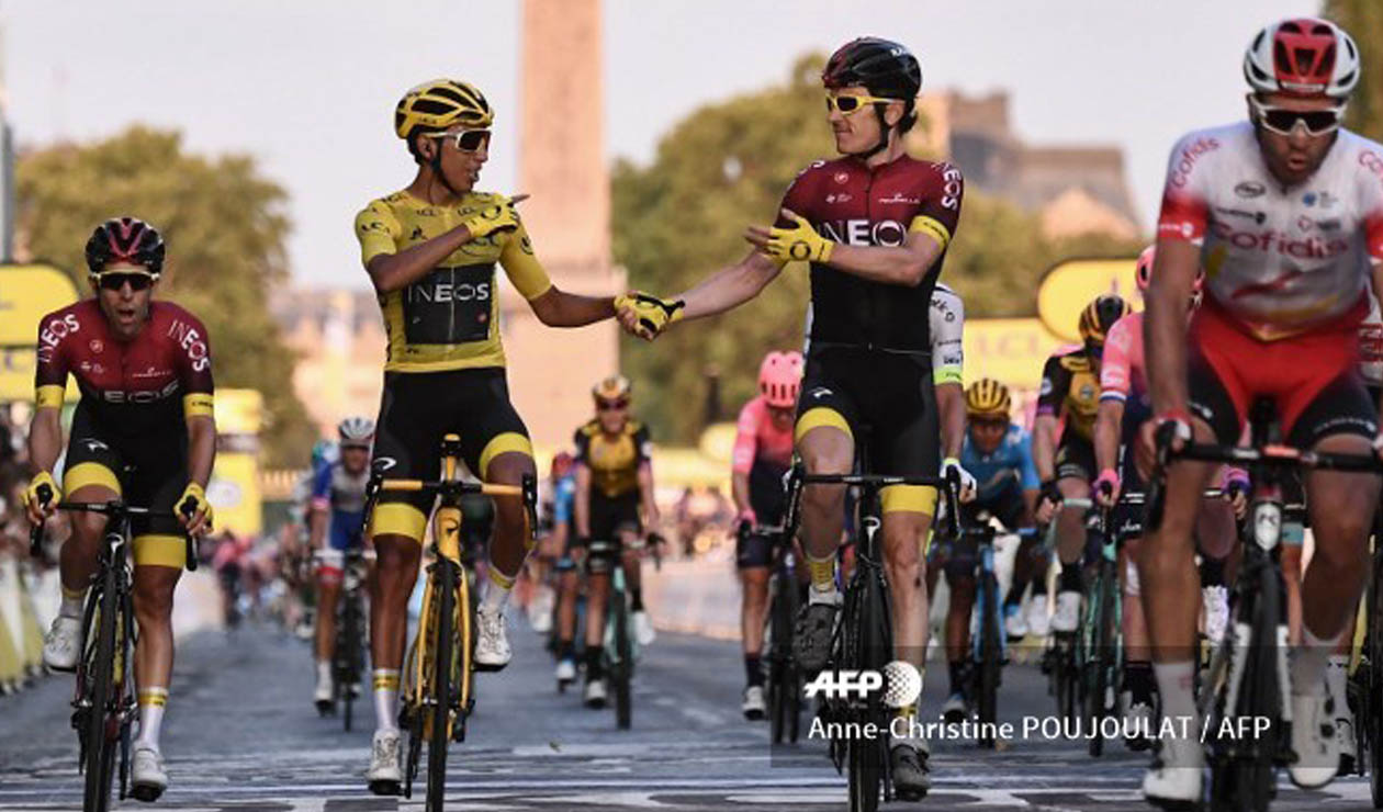 Egan Bernal - Paseo de la victoria